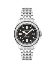 Photo 3 of this Men's Diving Watch in Stainless Steel, Polished Steel Grey HULL COMMANDER CÔTE D'AZUR - SPINNAKER | SP-5114-1