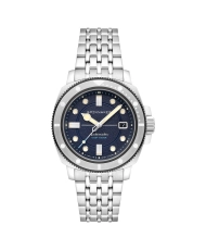 Photo 3 of this Men's Diving Watch in Stainless Steel, Polished Steel Blue, Gray HULL COMMANDER CÔTE D'AZUR - SPINNAKER | SP-