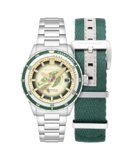 Photo 2 of this HASS AUTOMATIC MCS LIMITED EDITION - SPINNAKER | SP-5123 Men's Stainless Steel Grey, Green Diver Watch