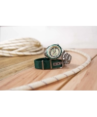 Photo 6 of this HASS AUTOMATIC MCS LIMITED EDITION - SPINNAKER | SP-5123 Men's Stainless Steel Grey, Green Diver Watch