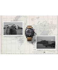 Foto 2 de este reloj para hombre de acero inoxidable marrón y negro HAWKER HUNTER - AVI-8 | AV-4052-02