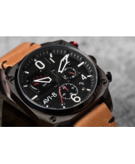 Photo 6 de cette Montre Homme en Acier inoxydable Marron, Noir HAWKER HUNTER - AVI-8 | AV-4052-02