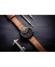 Photo 2 de cette Montre Homme en Acier inoxydable Marron, Noir HAWKER HURRICANE - AVI-8 | AV-4088-03