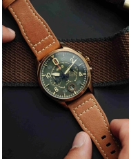 Photo 2 of this SPITFIRE Brown, Green Stainless Steel Men's Watch - AVI-8 | AV-4089-02