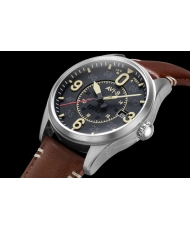 Foto 8 dieser Herrenuhr aus braunem Edelstahl, schwarzem SPITFIRE – AVI-8 | AV-4090-01