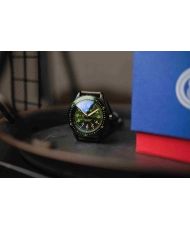 Photo 5 de cette Montre Homme en Acier inoxydable Noir, Vert FLYBOY - AVI-8 | AV-4099-RBL-06