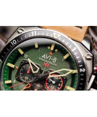 Foto 12 dieser Hawker Hunter Herrenuhr aus grauem, braunem Edelstahl – AVI-8 | AV-4100-01