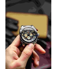 Foto 9 de este reloj para hombre Hawker Hunter de acero inoxidable azul - AVI-8 | AV-4100-02