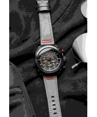 Foto 4 de este reloj para hombre Hawker Hunter de acero inoxidable negro - AVI-8 | AV-4100-04