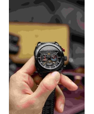 Foto 6 de este reloj para hombre Hawker Hunter de acero inoxidable negro - AVI-8 | AV-4100-04