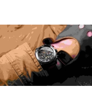 Foto 17 de este reloj para hombre Hawker Hunter de acero inoxidable negro - AVI-8 | AV-4100-04