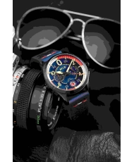 Foto 3 dieser Lagunas' Spitfire Legacy 303 Squadron Herrenuhr aus blauem Edelstahl – AVI-8 | AV-4105-01