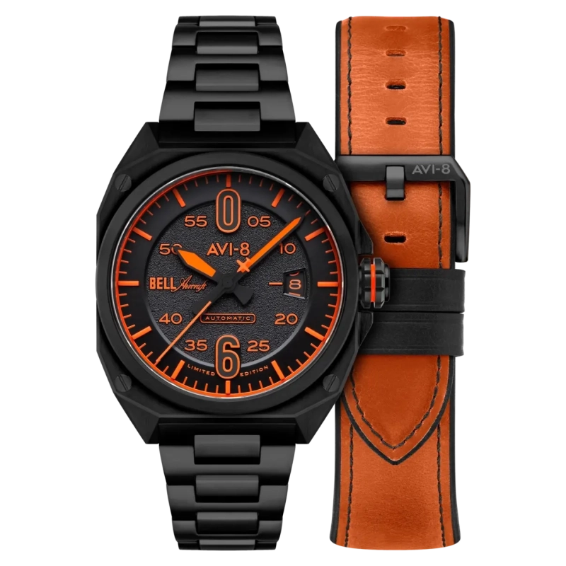 Photo de face de cette Montre Homme en Acier inoxydable Bell X-1 - AVI-8 | AV-4106-33