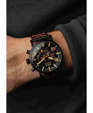 Photo 12 of this Dambuster Chronograph Black Stainless Steel Men's Watch - AVI-8 | AV-4107-01