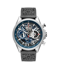 Photo de face de cette Montre Homme en Acier inoxydable Bleu, Gris HAWKER HARRIER II - AVI-8 | AV-4065-04