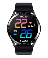 Foto del escenario 5 de este reloj conectado para correr de metal negro para hombre - RACE - SMARTY 2.0 - SW019A