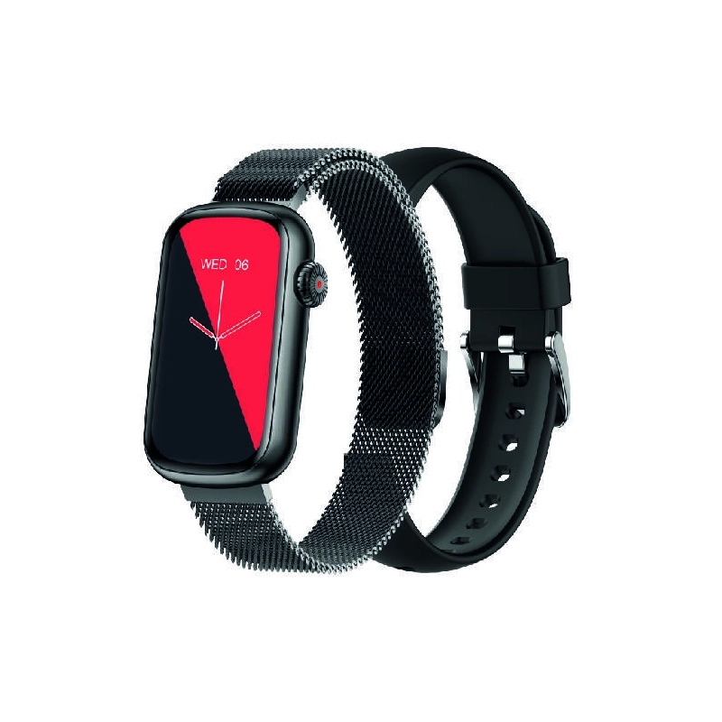 Escenario fotográfico 7 de este reloj deportivo conectado para mujer en aleación negra - ALLURE - SMARTY 2.0 - SW032A