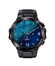 Fotoszenario 7 dieser GPS Connected-Herrenuhr aus schwarzem Metall – PULL UP – SMARTY 2.0 – SW059A