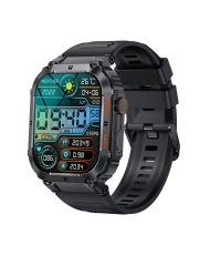 Photo de face de cette Montre connectée pour le sport Femme, Homme en Métal Noir - CHALLENGE - SMARTY 2.0 - SW066A