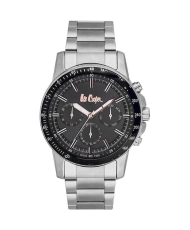 Montre Quartz pas cher pour Homme en Métal, de couleur Argenté, Noir, Argenté - Lee Cooper London - LC06882.350-NL