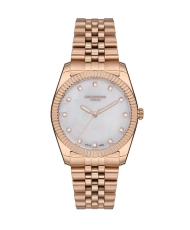 Montre Quartz pas cher pour Femme en Métal, de couleur Doré Rose - Lee Cooper London - LC07115.420