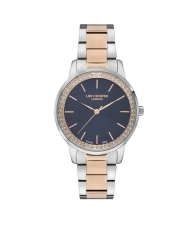 Montre Quartz pas cher pour Femme en Métal, de couleur Argenté, Doré Rose, Doré Rose - Lee Cooper London - LC07229.590