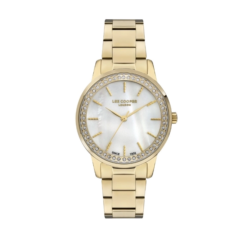 Reloj de Cuarzo Barato para Mujer de Metal, en color Oro, Oro Rosa - Lee Cooper London - LC07229.120