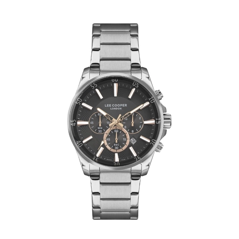 Montre Quartz pas cher pour Homme en Métal, de couleur Argenté - Lee Cooper London - LC07322.360