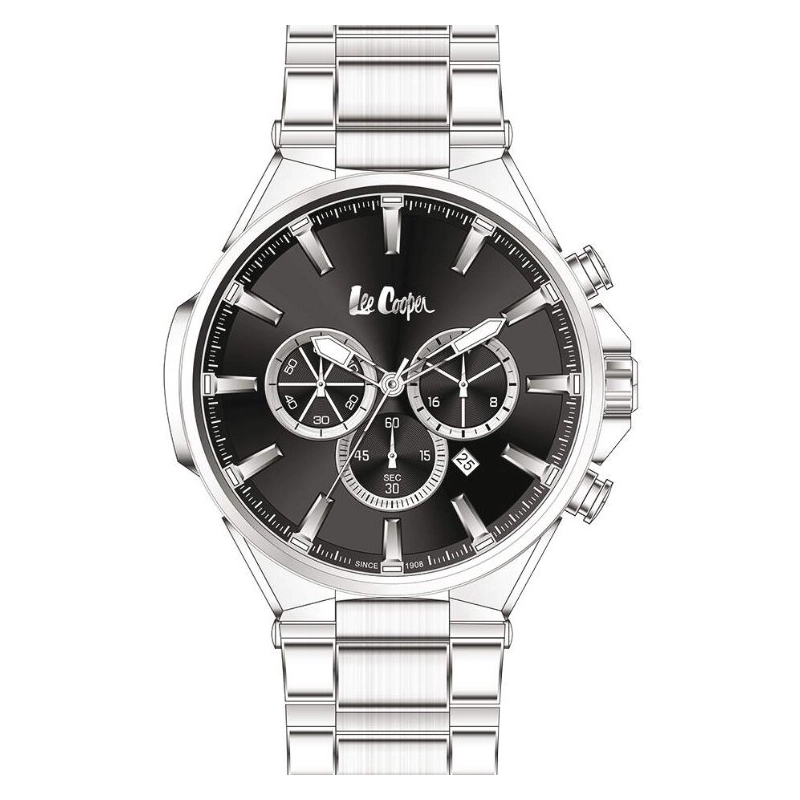 Reloj de Cuarzo Barato para Hombre en Metal, color Plata - Lee Cooper London - LC06850.350