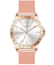 Cheap Quartz Watch for Women in Metal, Leather, in Rose Gold, Pink - Lee Cooper London - LC07347.438