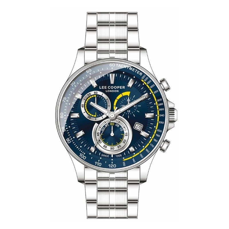 Montre Quartz pas cher pour Homme en Métal, de couleur Argenté - Lee Cooper London - LC07403.390