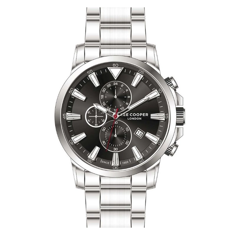 Montre Quartz pas cher pour Homme en Métal, de couleur Argenté - Lee Cooper London - LC07424.350