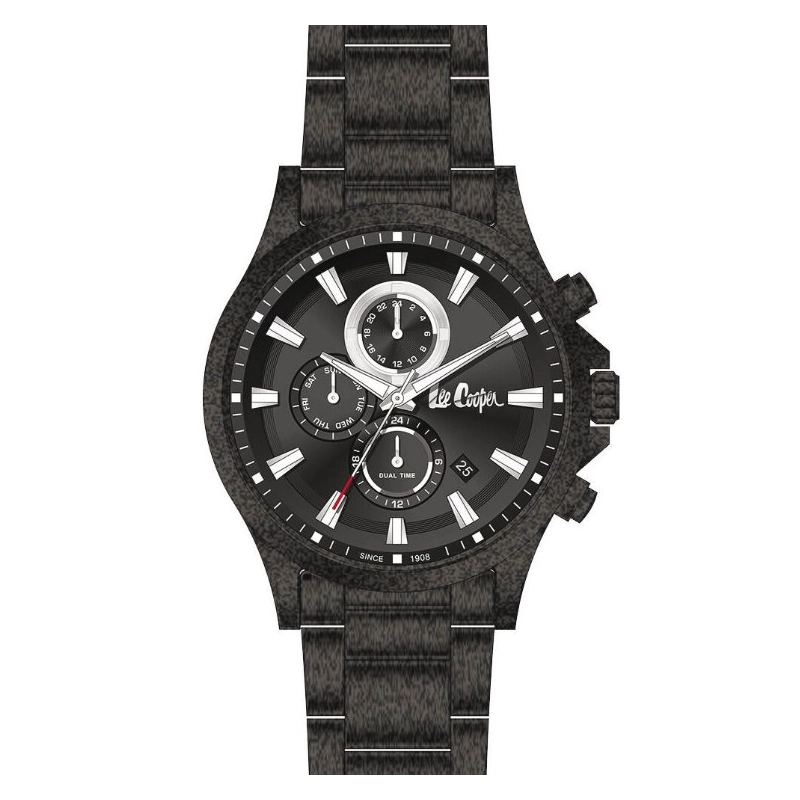 Montre Quartz pas cher pour Homme en Métal, de couleur Noir - Lee Cooper London - LC07362.650