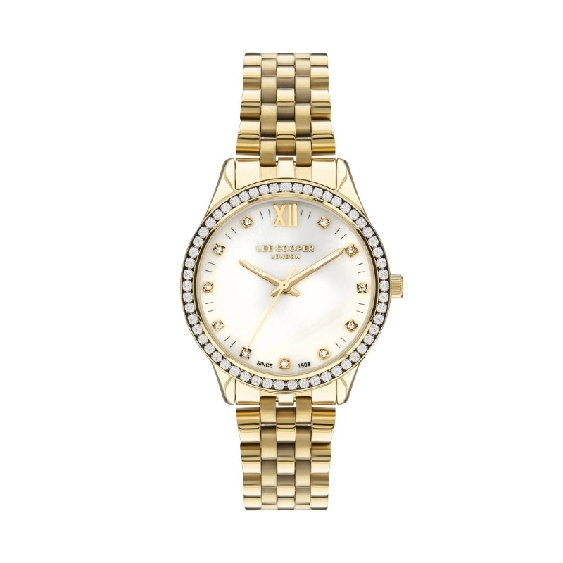 Montre Quartz pas cher pour Femme en Métal, de couleur Doré - Lee Cooper London - LC07483.120