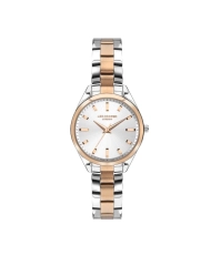 Montre Quartz pas cher pour Femme en Métal, de couleur Argenté, Doré Rose, Doré Rose - Lee Cooper London - LC07453.530