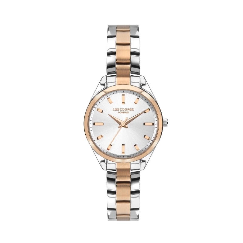 Cheap Women's Quartz Watch in Metal, Silver, Rose Gold, Rose Gold - Lee Cooper London - LC07453.530