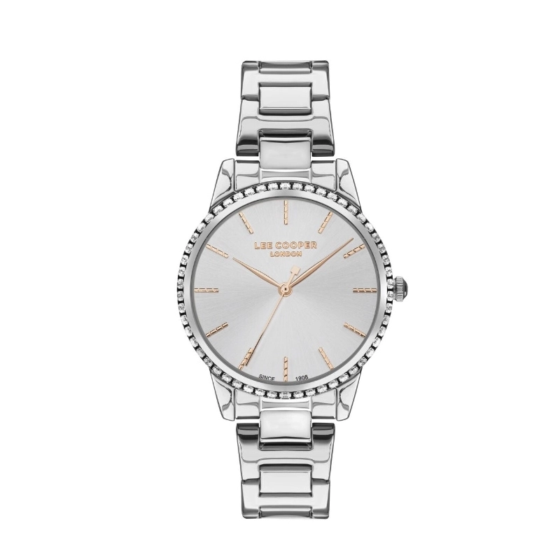 Reloj de Cuarzo Barato para Mujer en Metal, color Plata - Lee Cooper London - LC07438.430