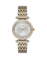 Cheap Quartz Watch for Women in Metal, in Silver, Gold, Gold - Lee Cooper London - LC07136.230