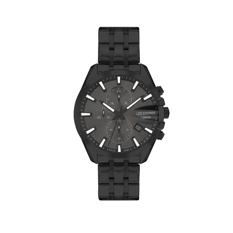 Montre Quartz pas cher pour Homme en Métal, de couleur Noir - Lee Cooper London - LC07524.660