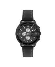 Montre Quartz pas cher pour Homme en Métal, Cuir, de couleur Noir - Lee Cooper London - LC07468.651