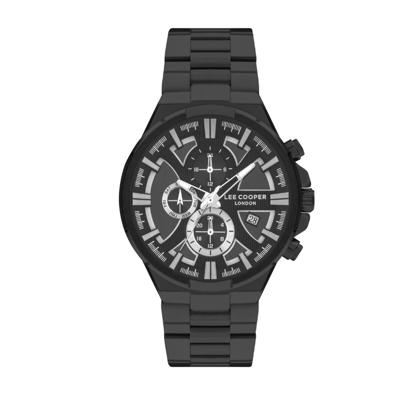 Montre Quartz pas cher pour Homme en Métal, de couleur Noir - Lee Cooper London - LC07484.650