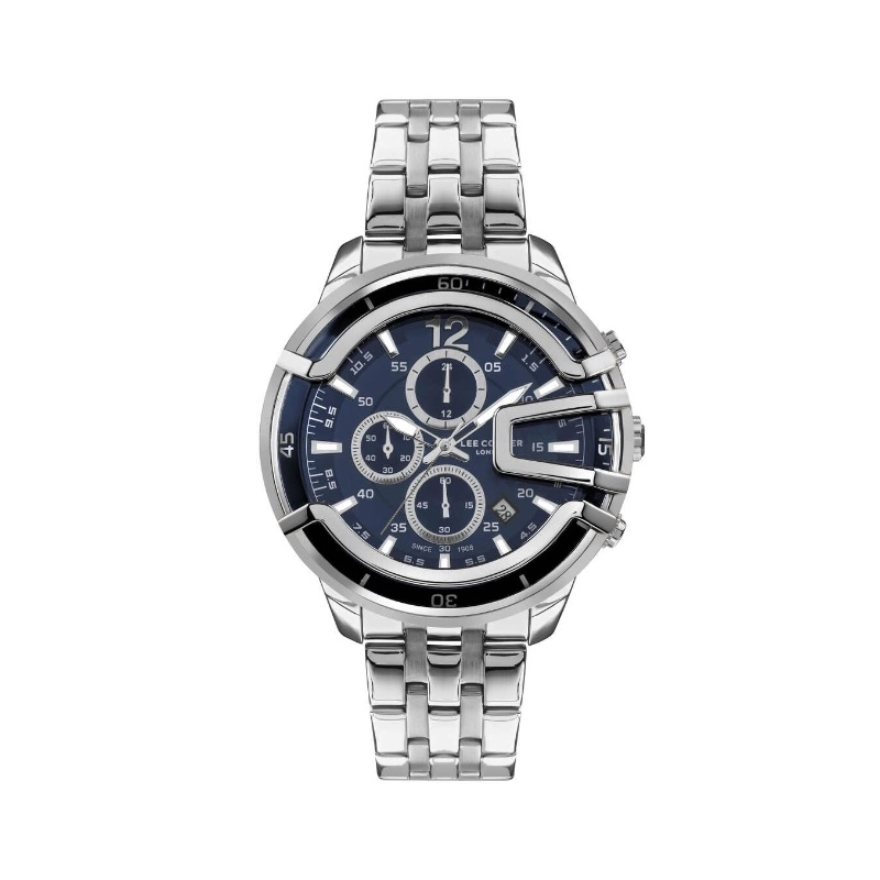 Reloj de Cuarzo Barato para Hombre en Metal, color Plata - Lee Cooper London - LC07467.390