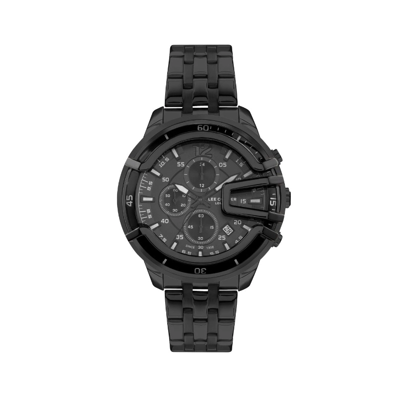 Montre Quartz pas cher pour Homme en Métal, de couleur Noir - Lee Cooper London - LC07467.660