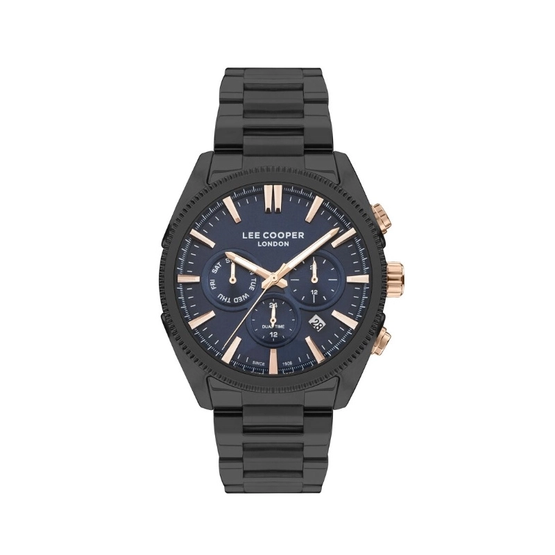 Montre Quartz pas cher pour Homme en Métal, de couleur Noir - Lee Cooper London - LC07479.690