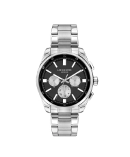 Montre Quartz pas cher pour Homme en Métal, de couleur Noir, Argenté - Lee Cooper London - LC07513.350