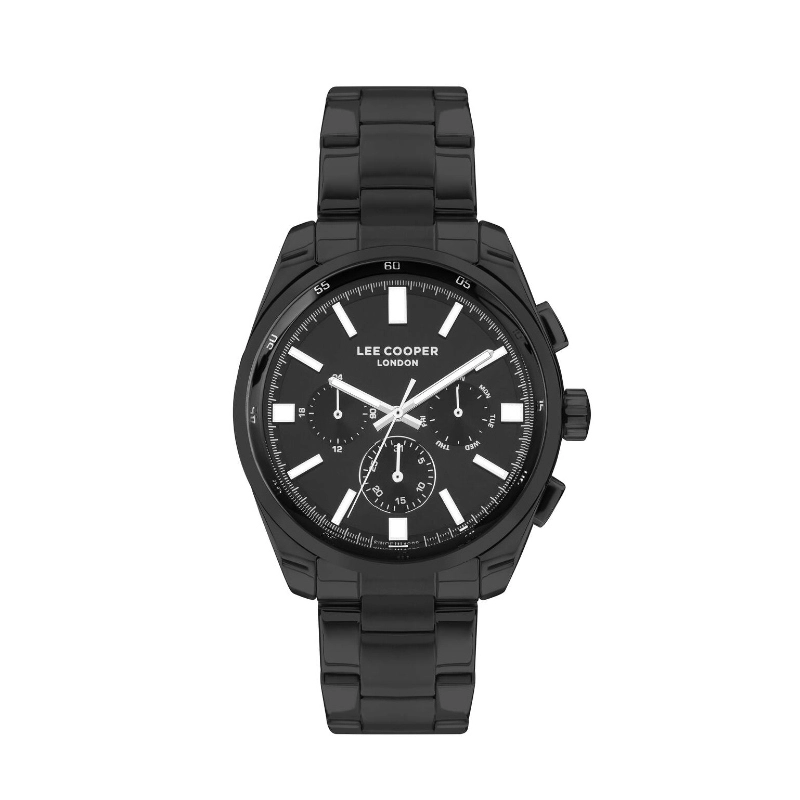 Montre Quartz pas cher pour Homme en Métal, de couleur Noir - Lee Cooper London - LC07513.650