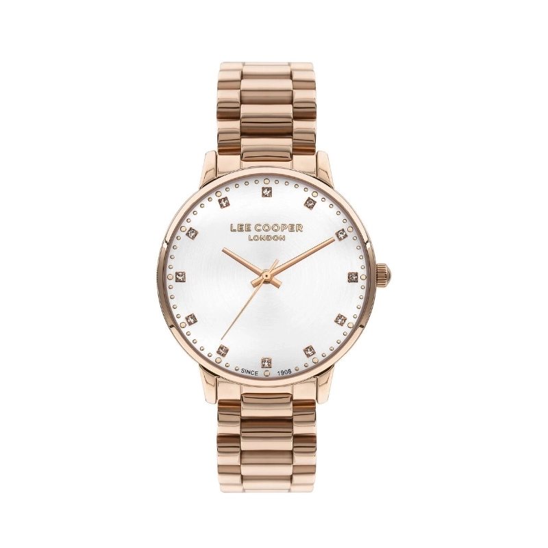 Montre Quartz pas cher pour Femme en Métal, de couleur Doré Rose - Lee Cooper London - LC07548.430