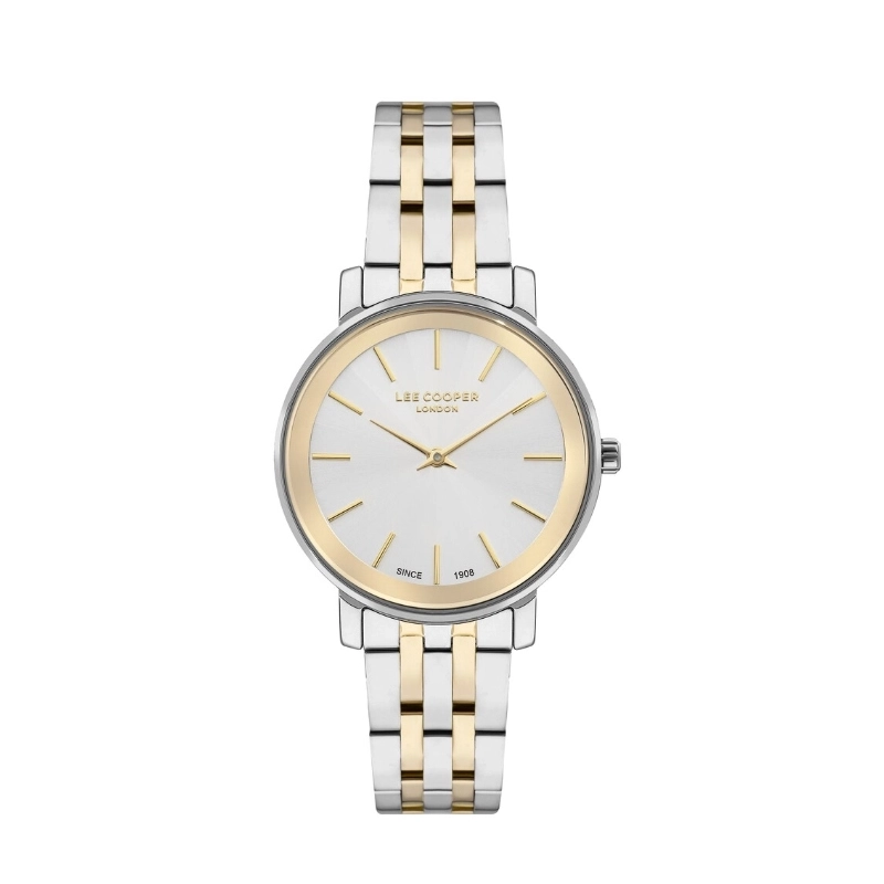 Reloj de Cuarzo Barato para Mujer en color Metal, Plata, Oro - Lee Cooper London - LC07684.270