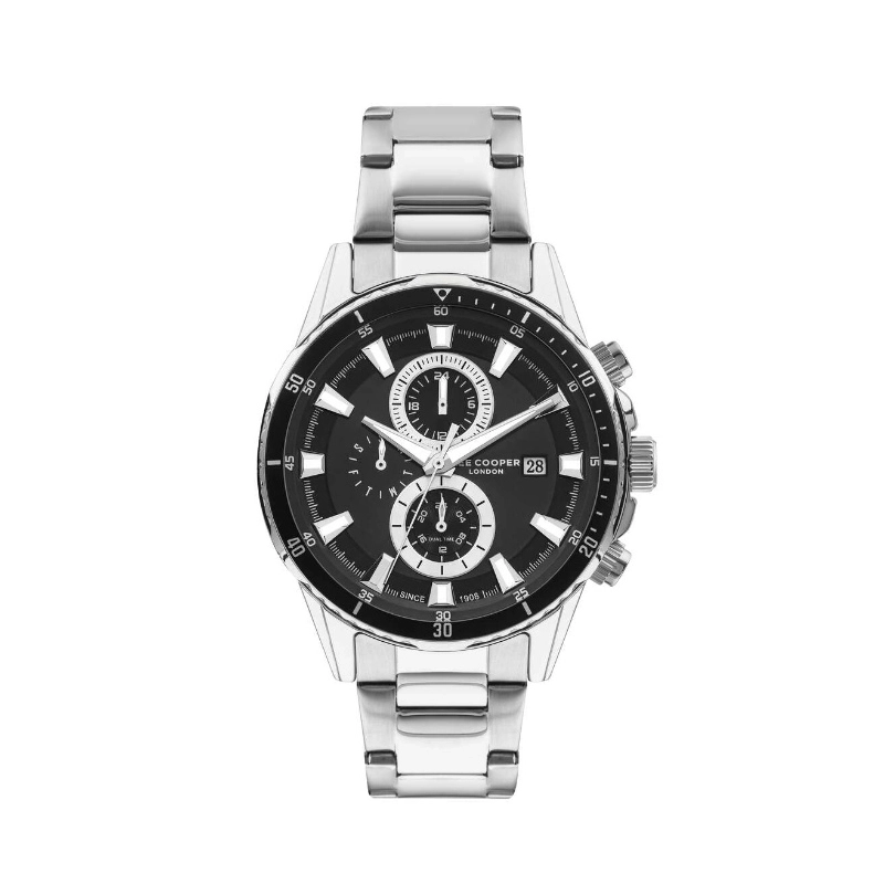 Montre Quartz pas cher pour Homme en Métal, de couleur Argenté - Lee Cooper London - LC07627.350