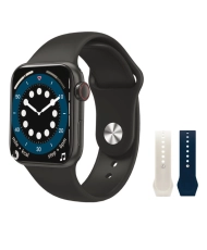 Uhr Günstige Smartwatch für Herren aus Metall, Silikon, schwarze Farbe – Lee Cooper London – LCSM2601